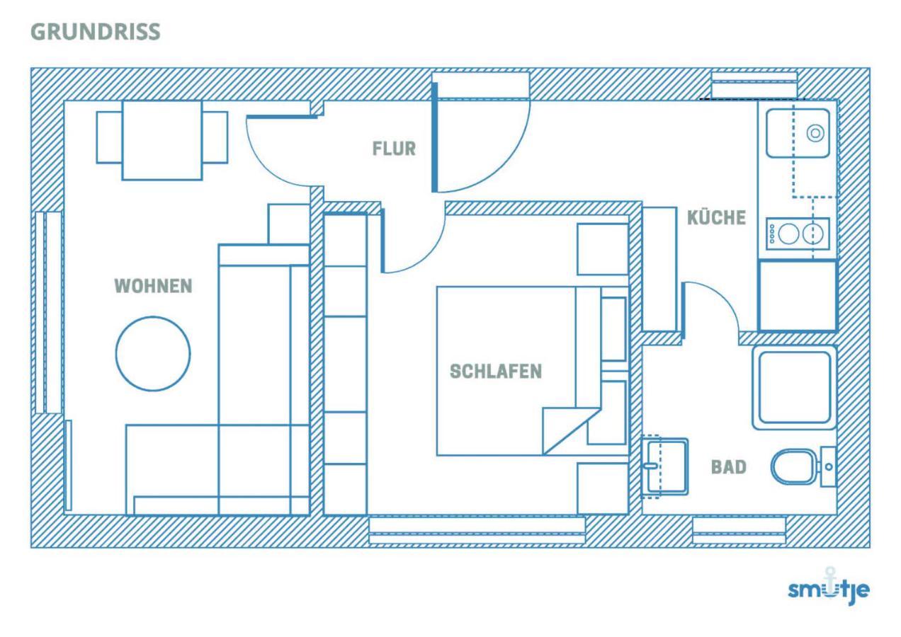 Ferienwohnung Smutje Kiel Dış mekan fotoğraf